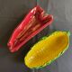 Corn and pepper slurry raviers