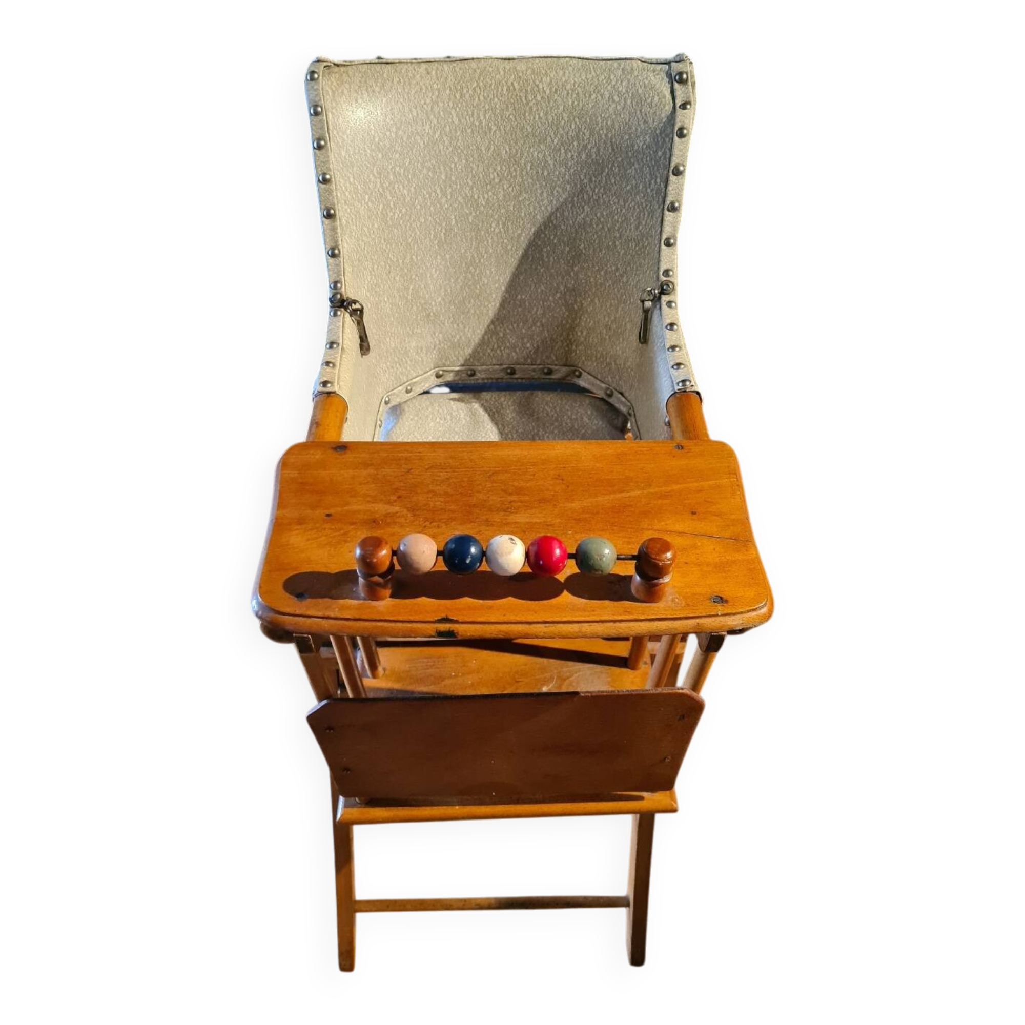 Antique baby high chair