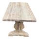 Renovated monastery dining table in solid oak from the 19th century, 200cm.