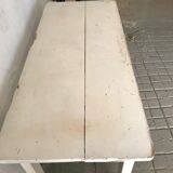 White wooden table