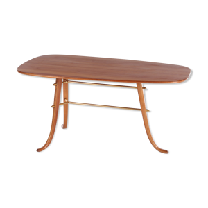 table basse vintage avec - laiton