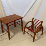 Baumann 1950s child’s chair and table set