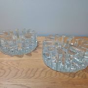 Pair of candle warmers, Bel Mondo candlesticks Georgshütte