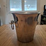 Vintage stainless steel champagne bucket – Guy Degrenne – French manufacturing, design