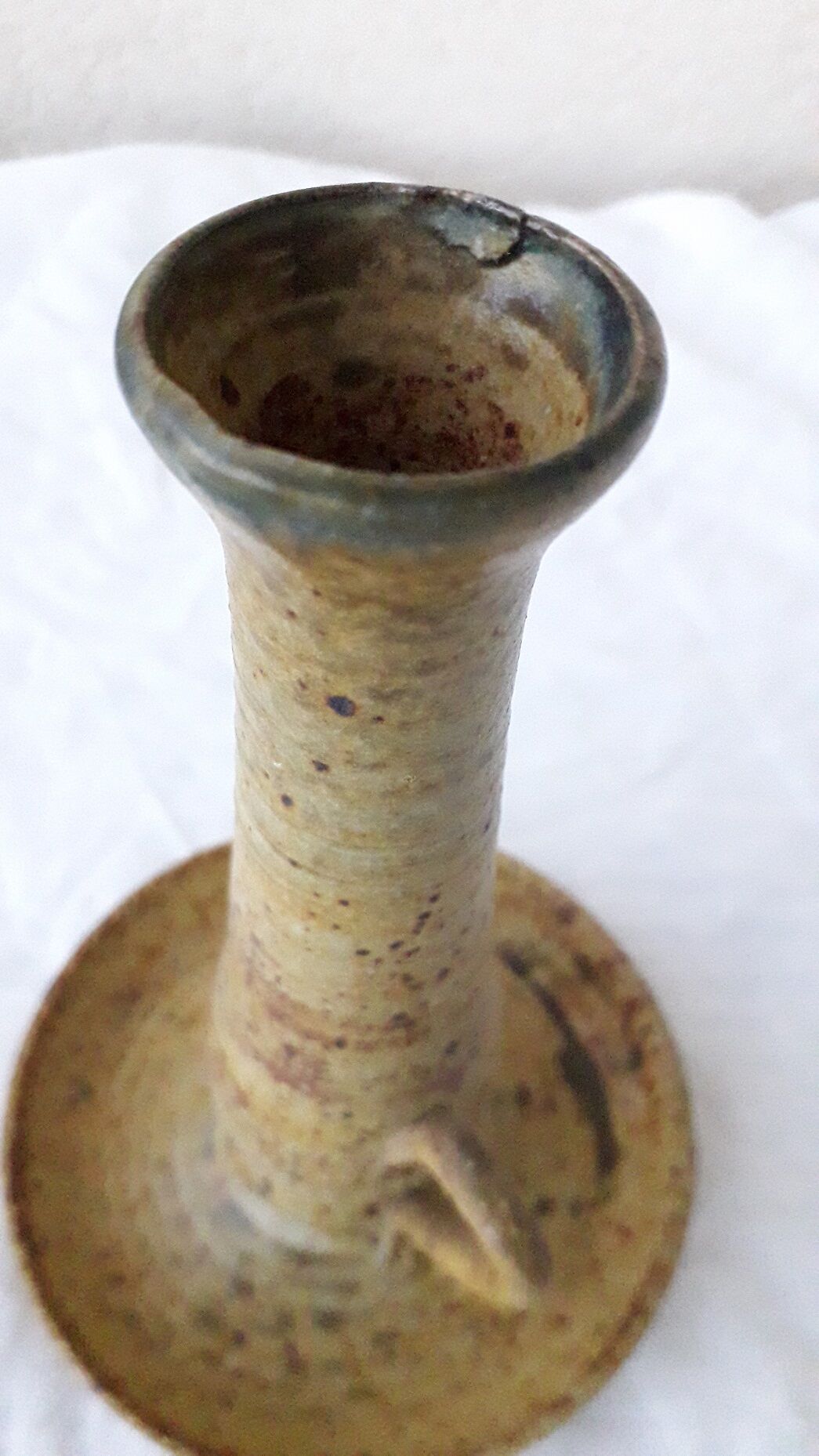 Sandstone candle holder