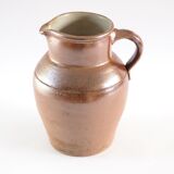 Iridescent stoneware pitcher