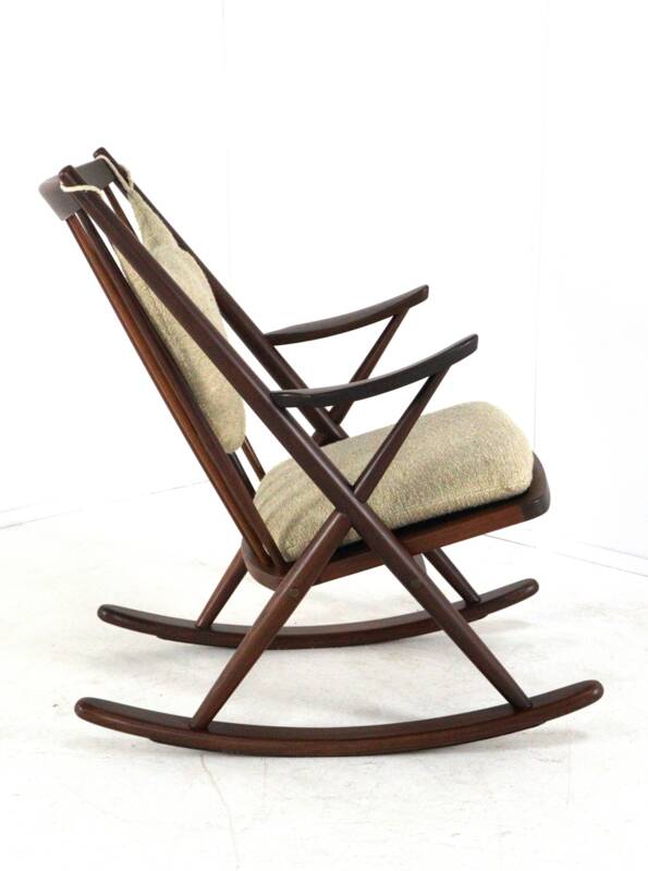 Franks Reenskaug for Bramin rocking chair model 182 - danish design