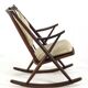 Franks Reenskaug for Bramin rocking chair model 182 - danish design