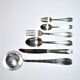LCF Le Couvert Français cutlery set 60 place settings dessert table modernist design 1950