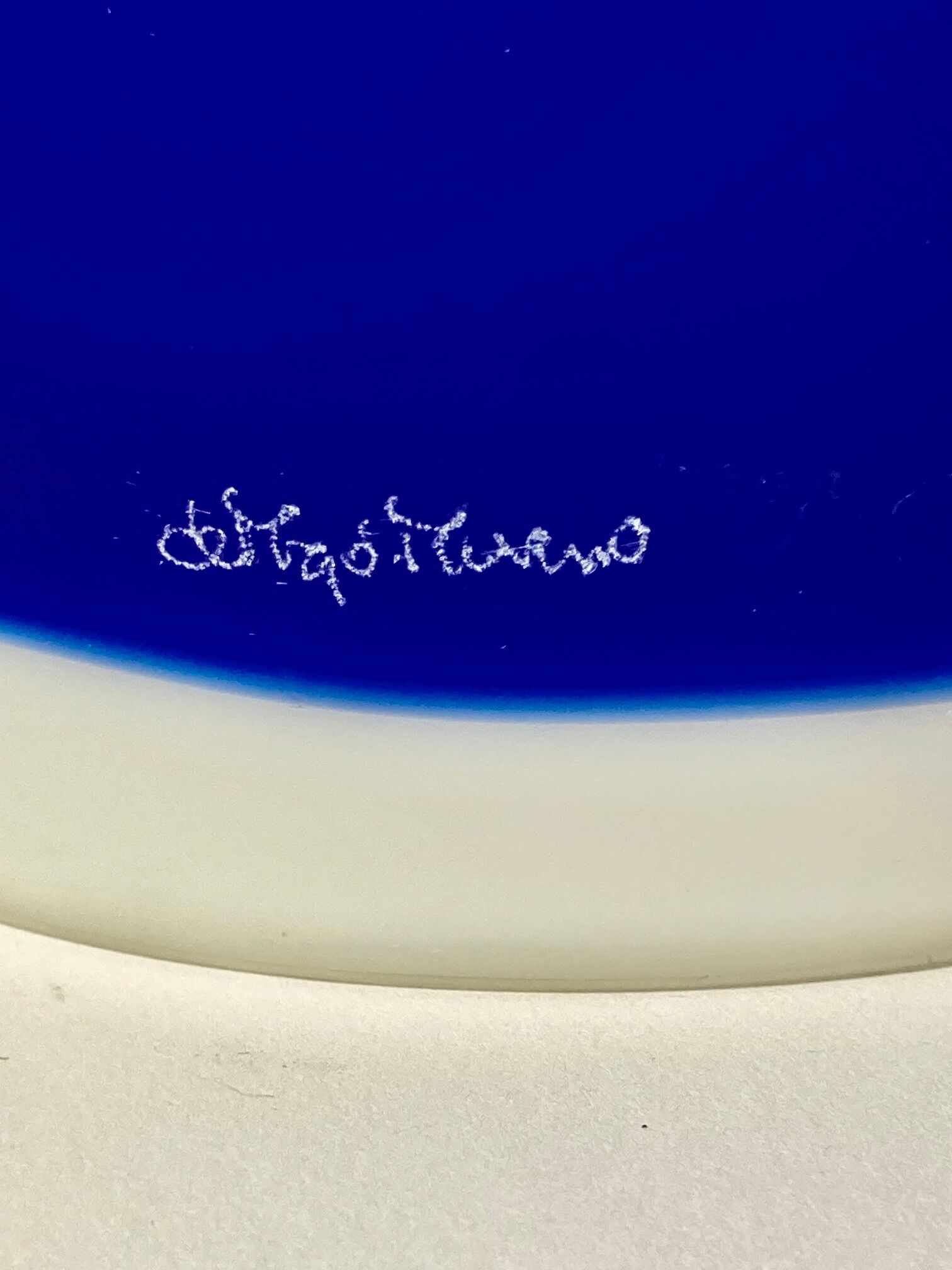 Sigaro suspension lamp by Massimo Vignelli for Venini, Italy, 1950s