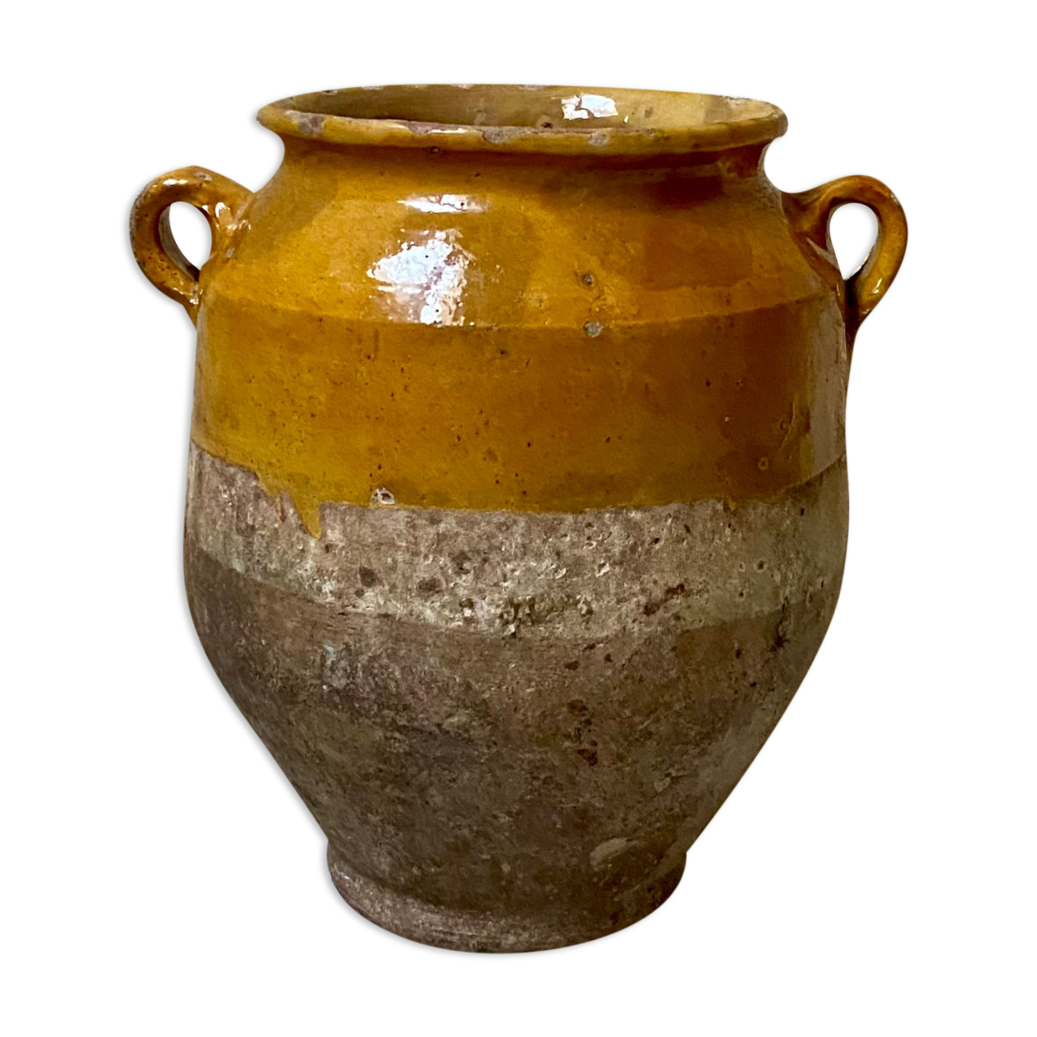 Yellow grease pot 26 cm