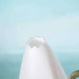 Suspension Midmod suédoise années 50, lampe vintage en opaline