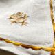 10 embroidered napkins