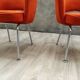Pair of armchairs "conference" Eero Saarinen for Knoll years 60