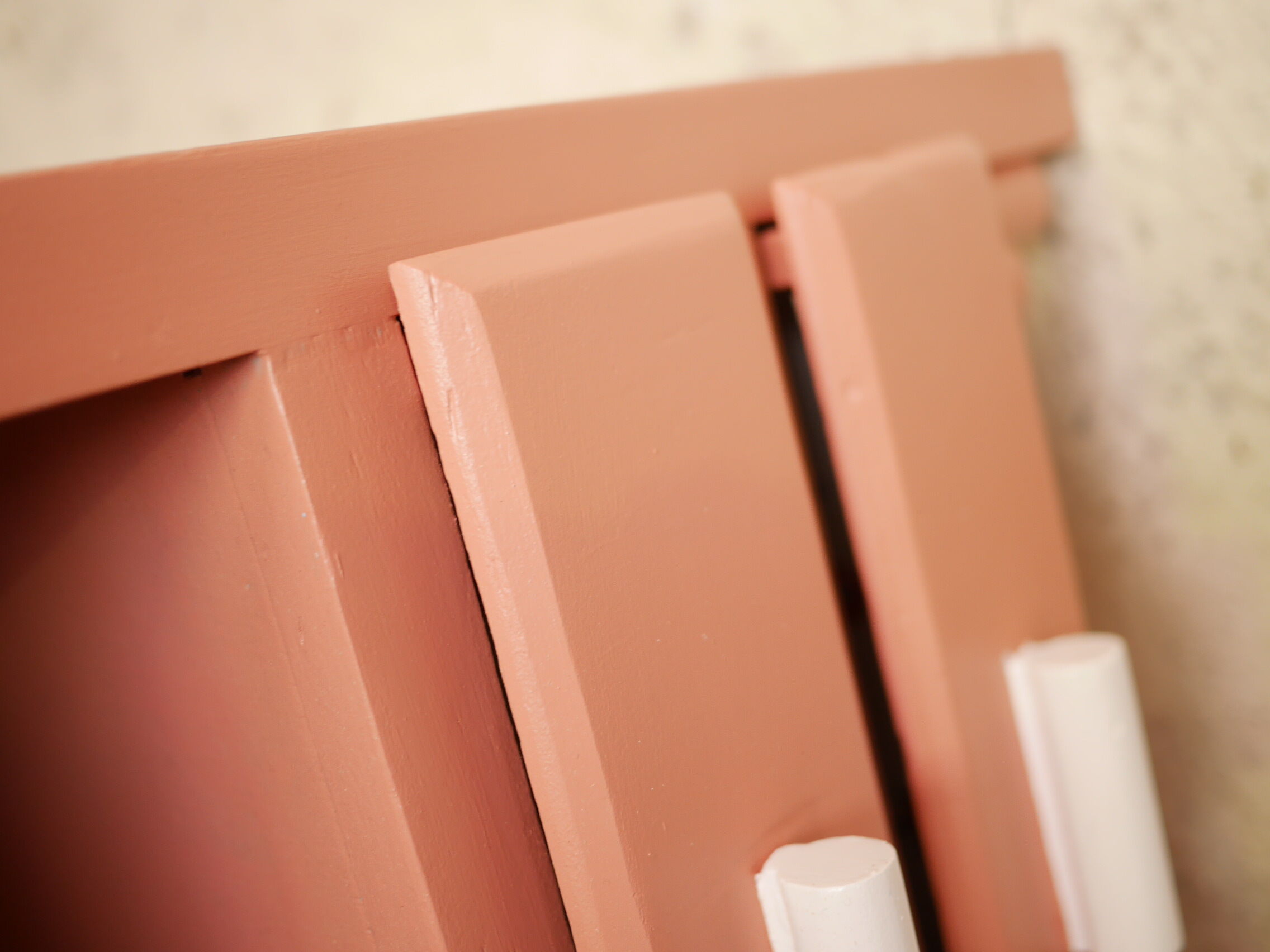 Pink vintage Faham bedside table