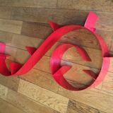 1970 metal snail shelf