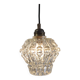Lampe balladeuse globe en verre ancien - mid. XXeme