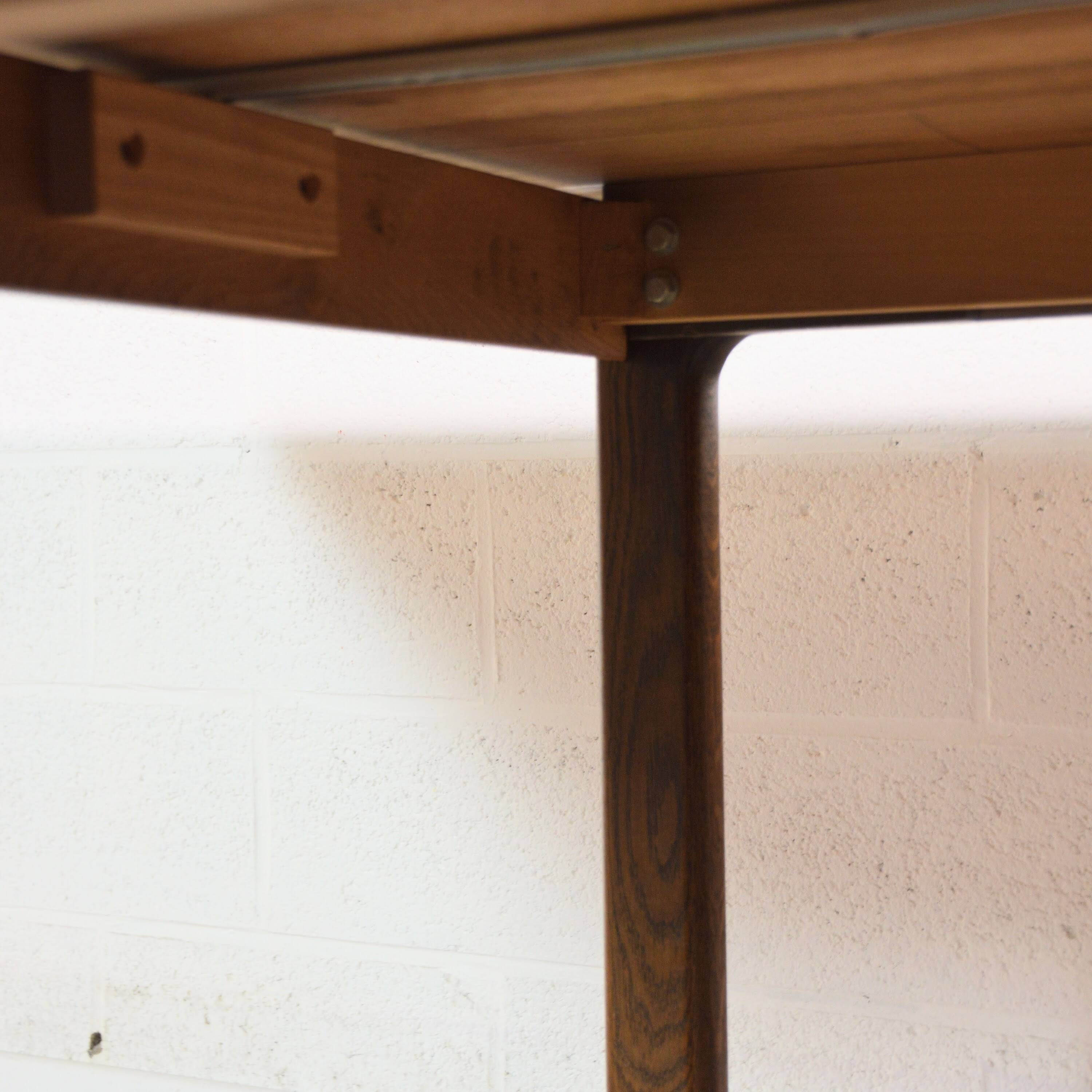 Lübke extendable dining table, German design, 1970s