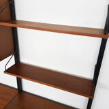 Poul Cadovius for Royal System free standing teak wall unit, Denmark 1950