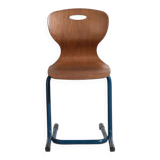 Vintage school chairs (c.1950). Set of 4 pieces.