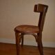 Wood and cane desk chair