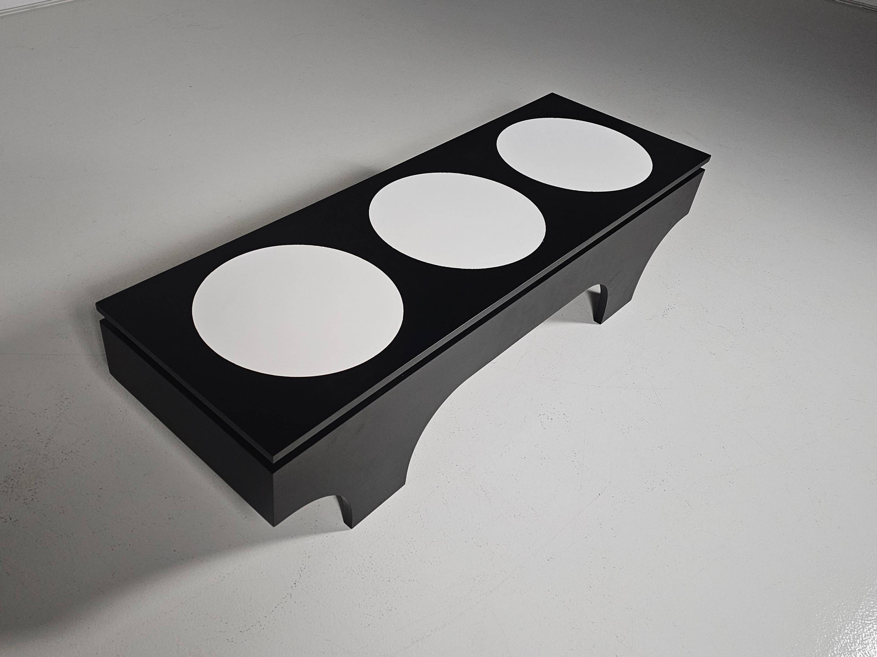 Coffee table by Emiel Veranneman and Victor Vasarely, 1960s