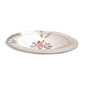 Assiettes de service X 2 faience rose ancien Digoin Sarreguemines