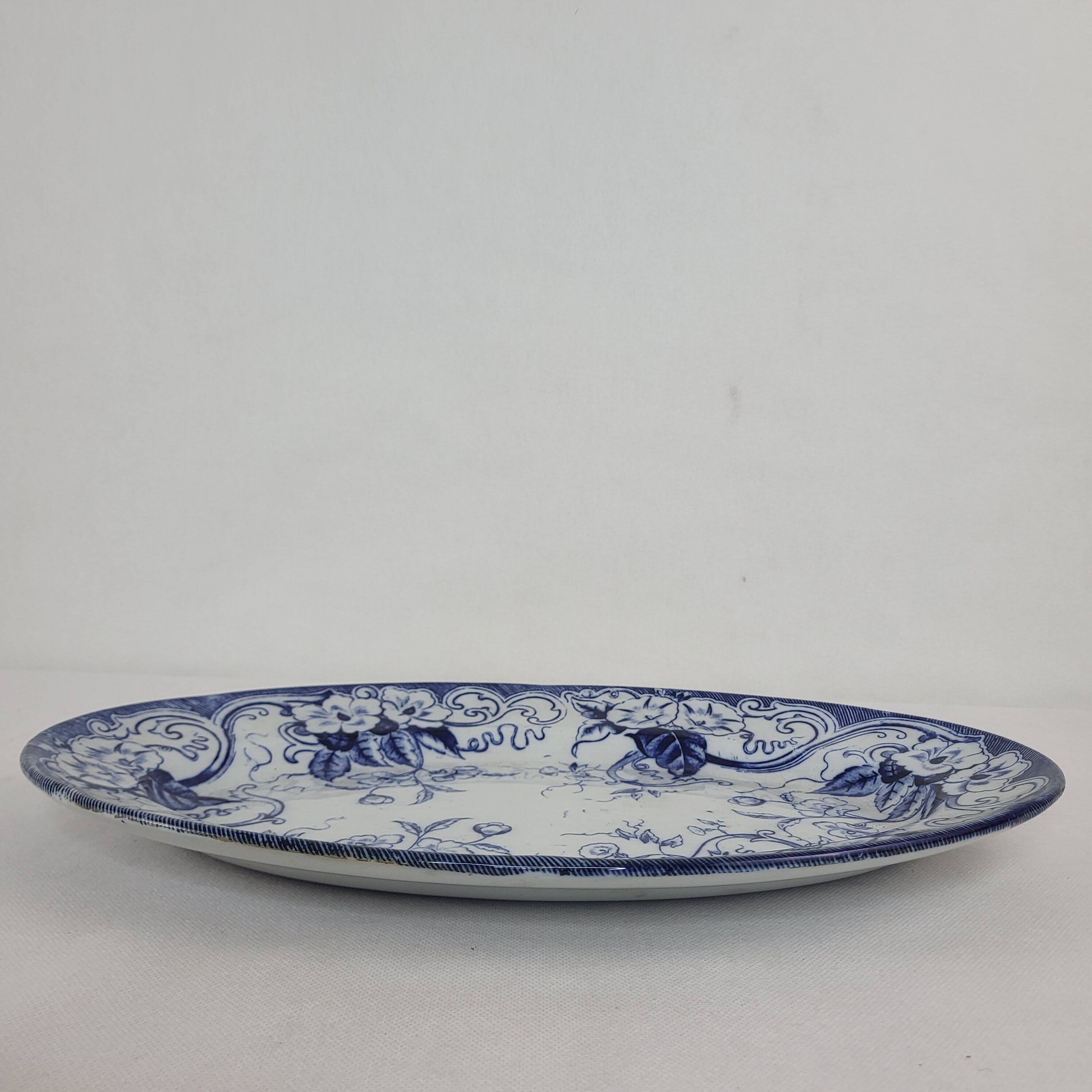Creil & Montereau Flora Oval Dish