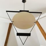 Lamp Italian design inverted triangle Mario Botta year 80