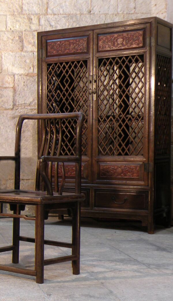 Cabinet chinois ajouré