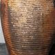 Potter bottle enamelled earth art-populaire XIXth