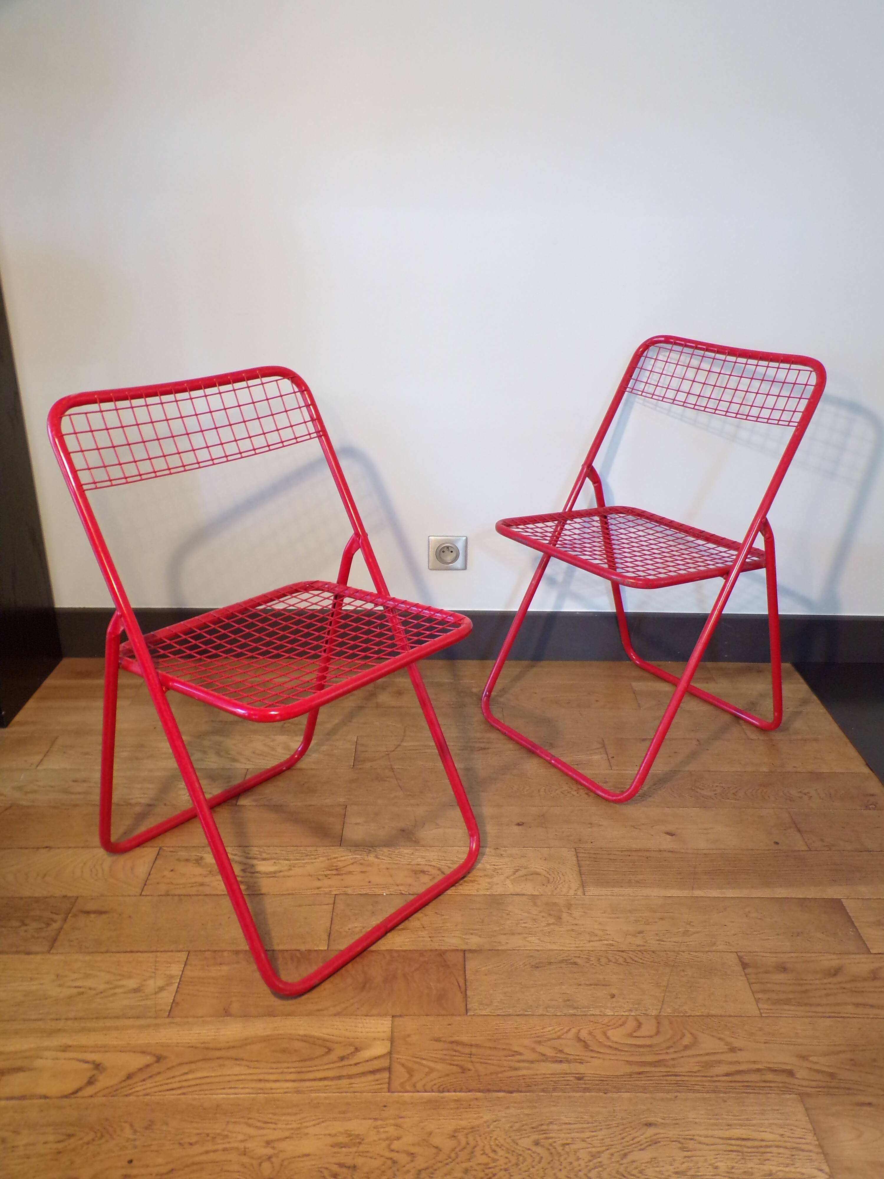 Pair of Tednet chairs by Niels Gammelgaard for Ikea