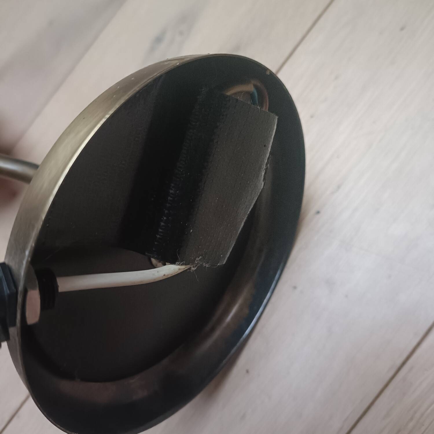 Vintage gold cone lamp