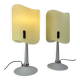 Pair of Italian Opaline Table Lamps, 1990s