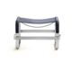 Wanderlust footrest pair, blue with silver steel.