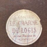 Gold leaf mirror 50/60s - 37x27cm