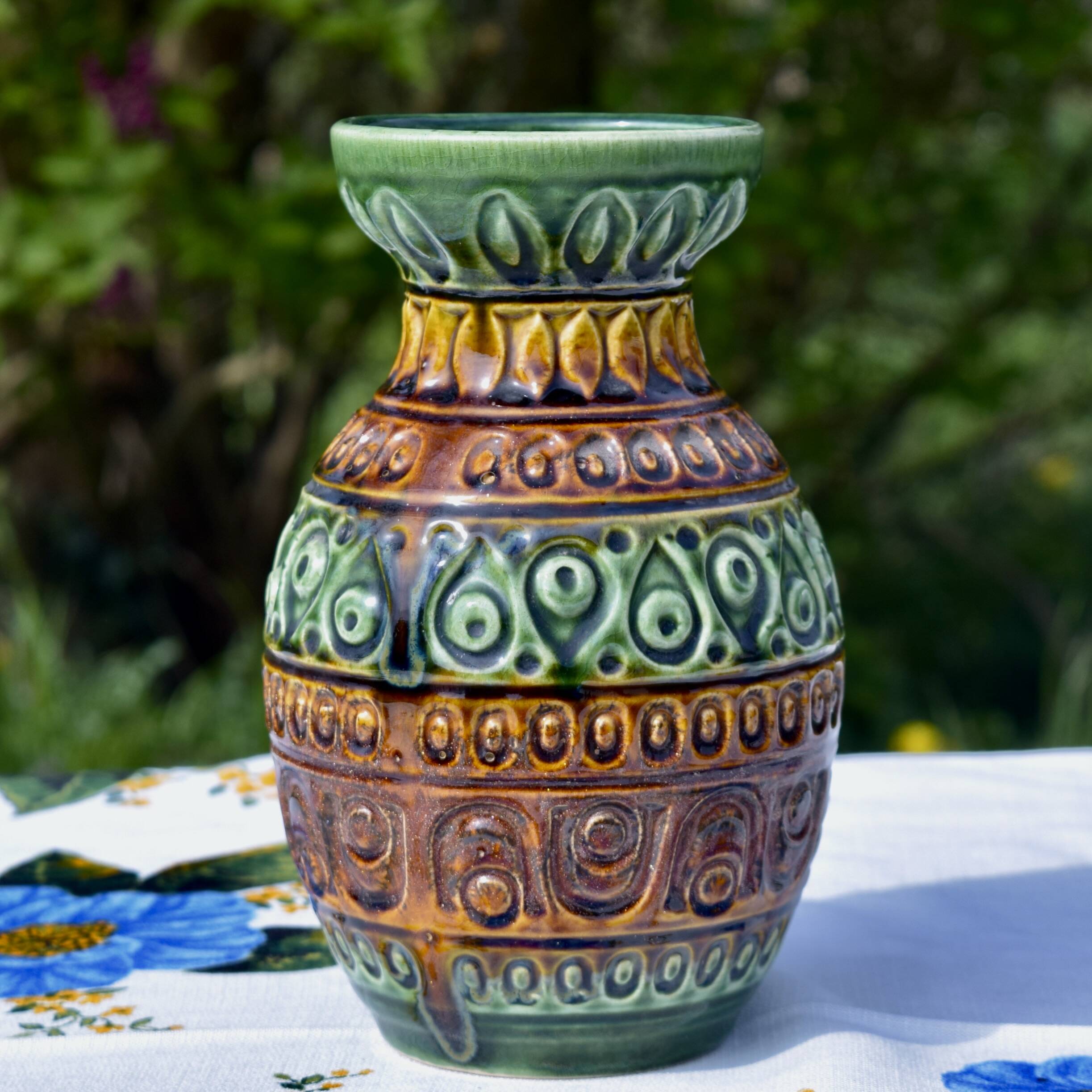 Bay Keramik Vase -n° 92 20 - West Germany