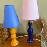 Lampe vintage coloré