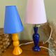 Colorful vintage lamp