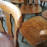 Set de 12 chaises bistrot