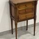 Natural wood bedside
