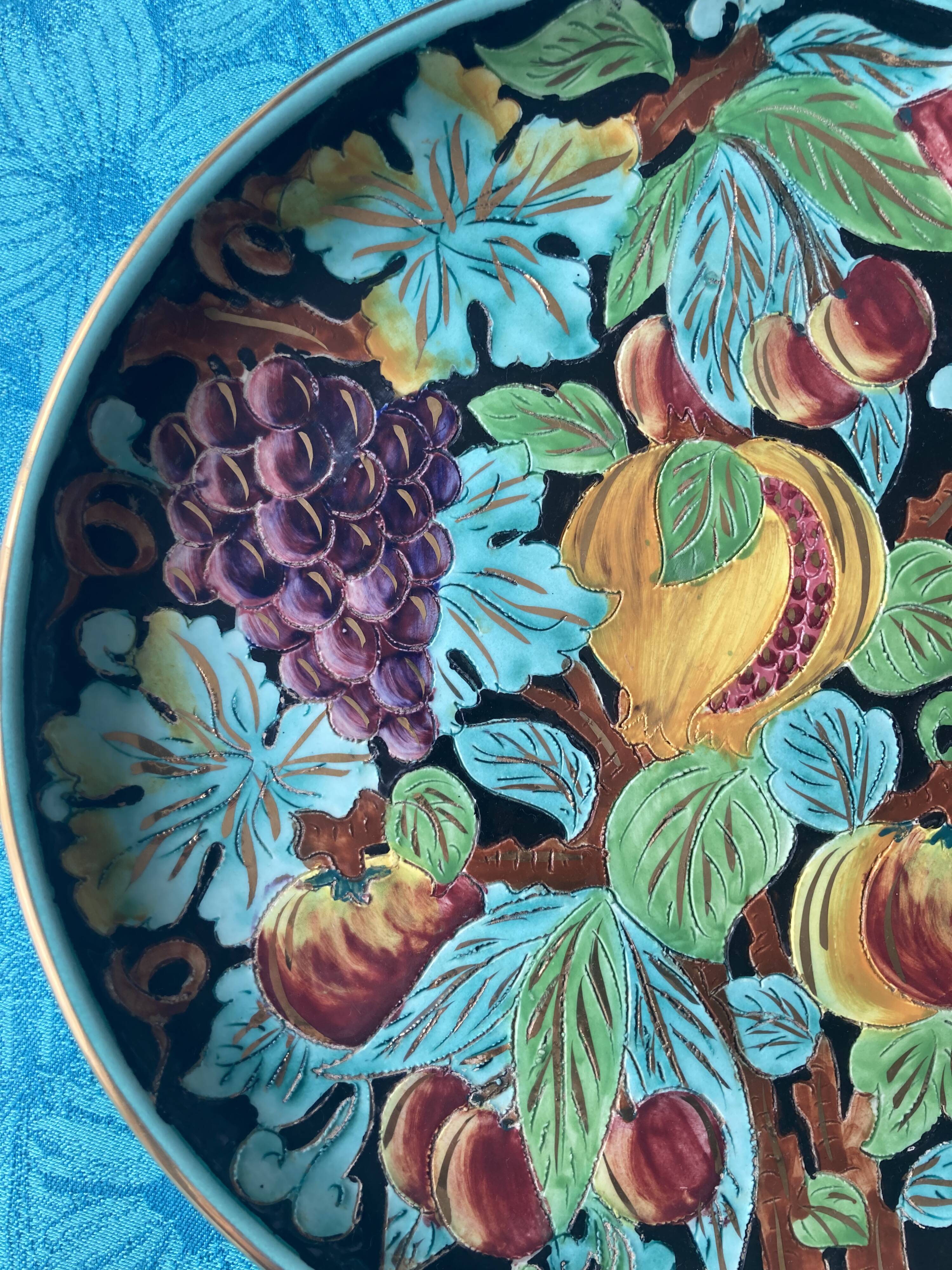 Vintage decorative plate "Cerart Monaco"