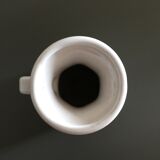 Ivory vase with handle