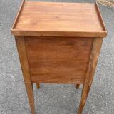 Classic solid wood bedside table