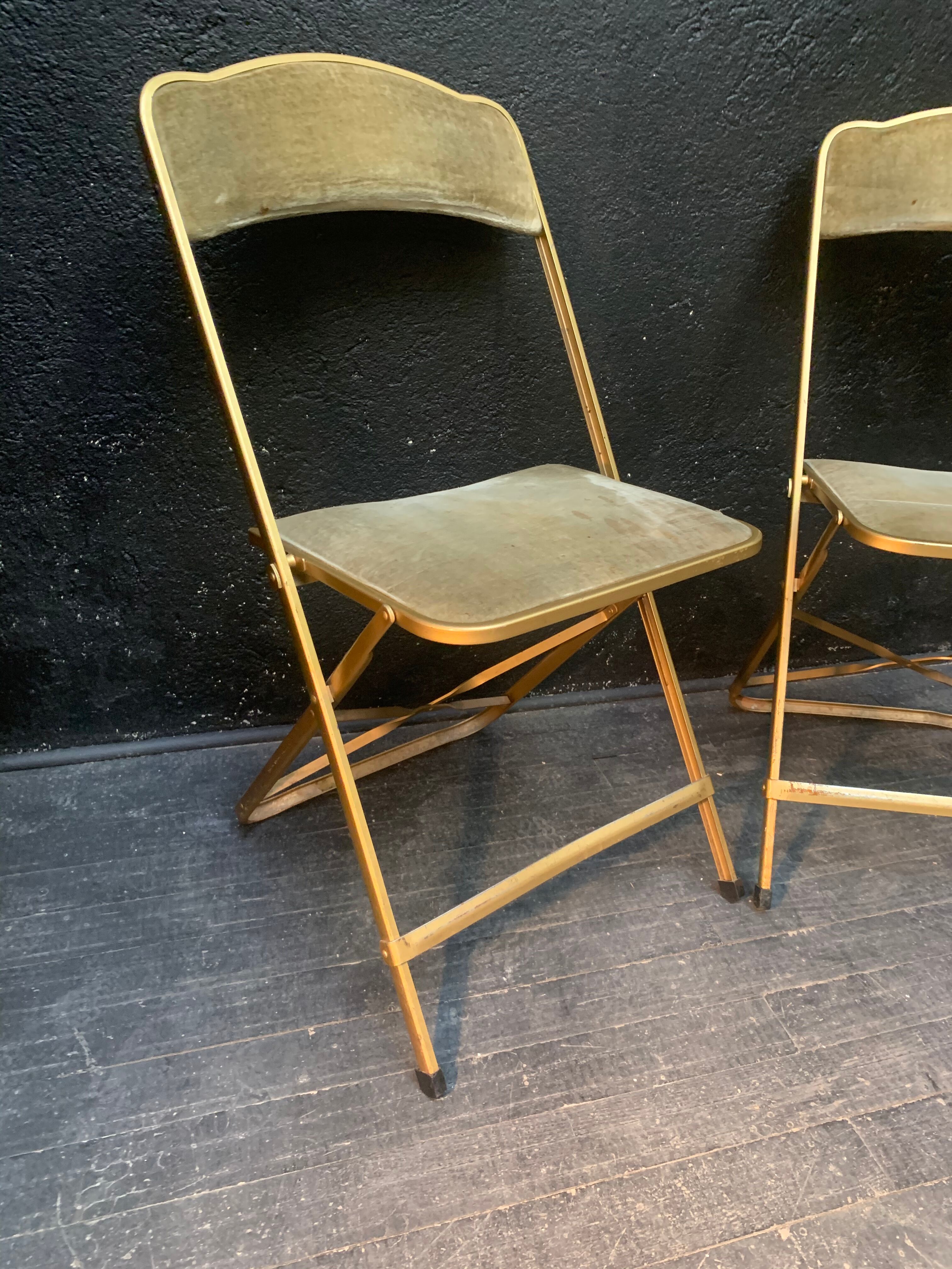 Pair of folding chairs from the 60s