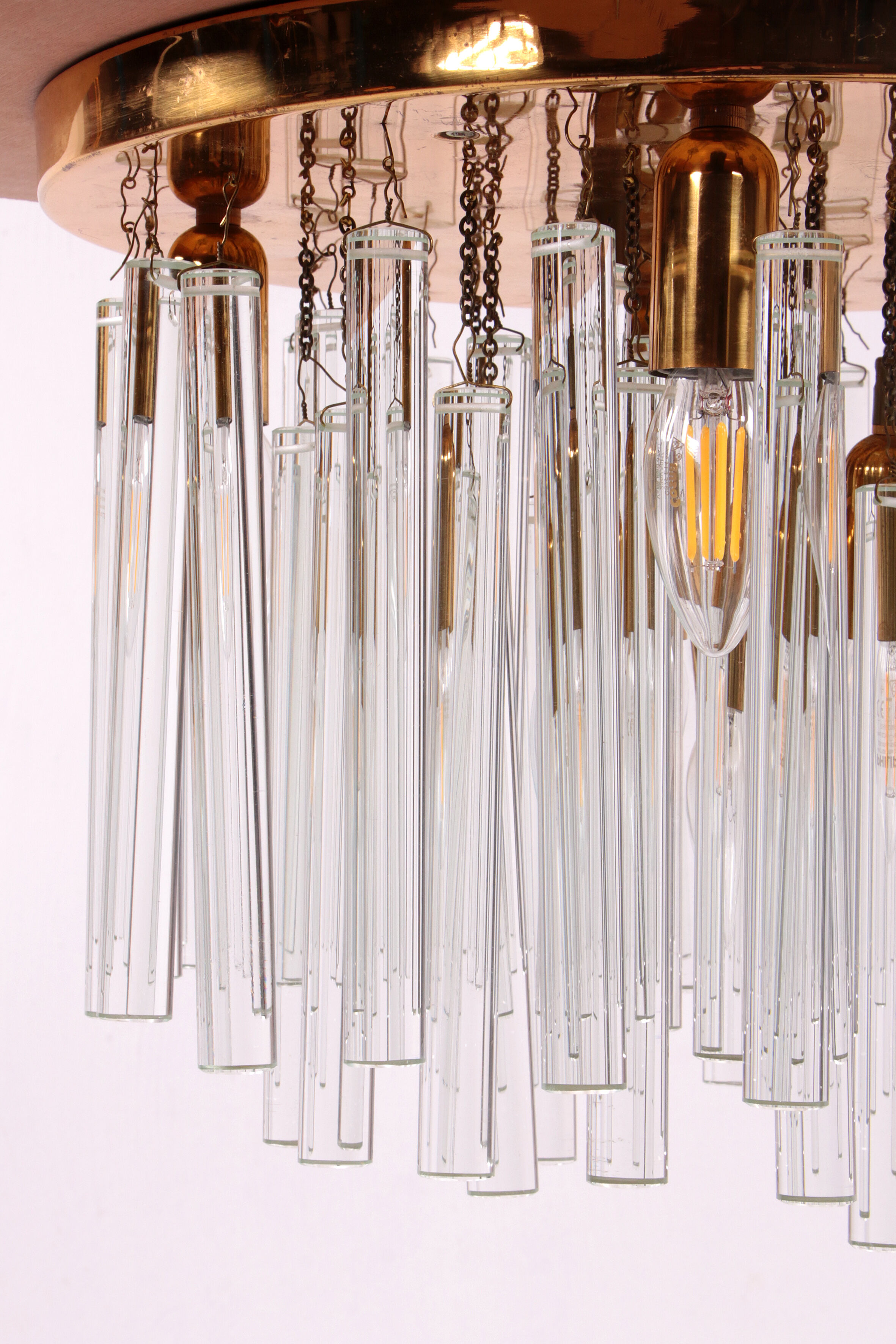 Crystal chandelier or ceiling lamp 1960, Germany