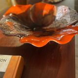 Pocket tray vintage flower shape Vallauris
