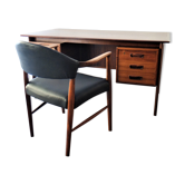 Kurt Olsen Chair Model 223 and Scandinavian 1960 rosewood desk