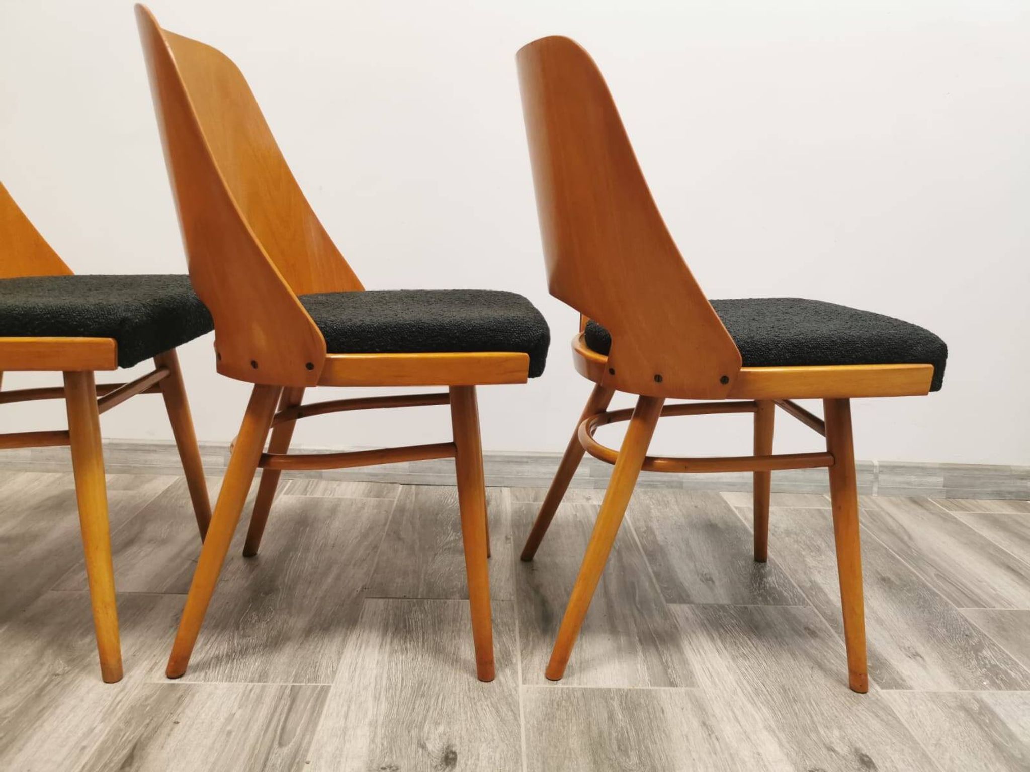 Chaises de Salle à Manger par Radomir Hoffman pour Ton, 1950s, Set de 4