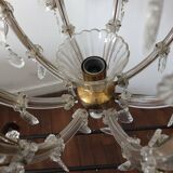 Glass pendant chandelier
